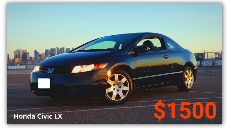Honda Civic LX – $1,500