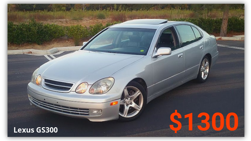 Lexus GS300 – $1,300